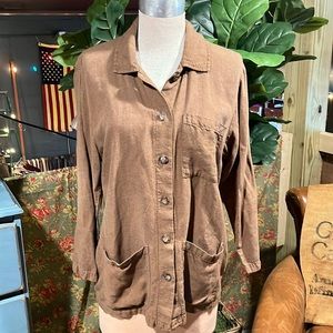 Lightweight linen jacket